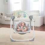 Ingenuity – Comfort 2 Go Swing – Fanciful Forest – Grey