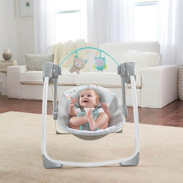 Ingenuity – Comfort 2 Go Swing – Fanciful Forest – Grey