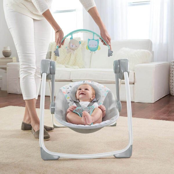 Ingenuity – Comfort 2 Go Swing – Fanciful Forest – Grey