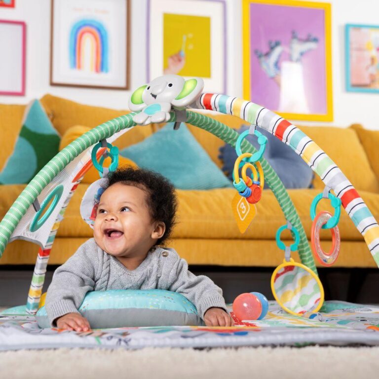 Bright Starts - 5-in-1 Your Way Ball Play Jumbo Play Mat - Green
