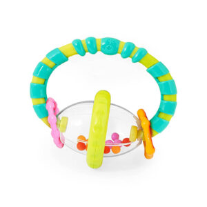 Bright Starts – Rattle & Teethe Wrist Pals Toy – Monkey & Elephant
