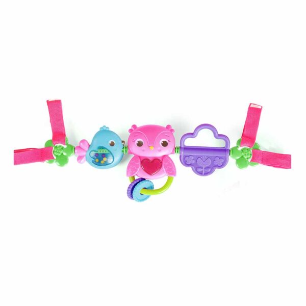 Bright Starts – Busy Birdies Carrier Toy Bar Toy – Black