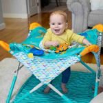 Bright Starts Disney Baby Finding Nemo Pop ‘N Jump Foldable Activity Center – Portable Baby Jumper with Toys for 6 to 12 Months