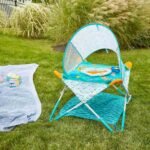 Bright Starts Disney Baby Finding Nemo Pop ‘N Jump Foldable Activity Center – Portable Baby Jumper with Toys for 6 to 12 Months