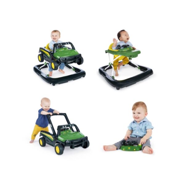 Bright Starts – John Deere Gator Ways to Play 4-in-1 Acitivity Walker – Green