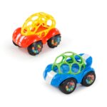Bright Starts – Oball Easy Grasp Rattle and Roll Toy
