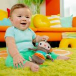 Bright Starts – Pull, Play & Boogie Musical Activity Toy for Stroller – Monkey