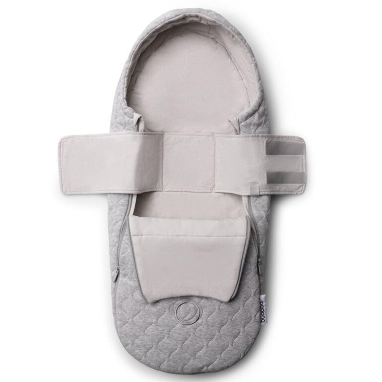 Bugaboo - Newborn Foot Muff Inlay Light - Grey Melange