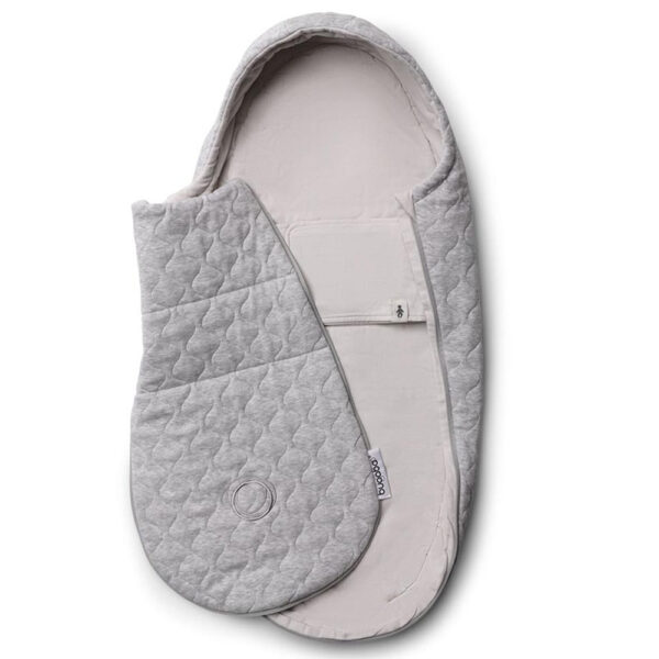 Bugaboo – Newborn Foot Muff Inlay Light – Grey Melange