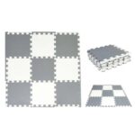 Bumble & Bird – BabySafe Play Mat – Grey & Cream – 9pc – Color May Vary 1 Set