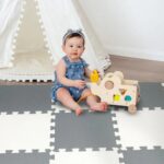 Bumble & Bird – BabySafe Play Mat – Grey & Cream – 9pc – Color May Vary 1 Set