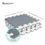 Bumble & Bird – BabySafe Play Mat – Grey & Cream – 9pc – Color May Vary 1 Set