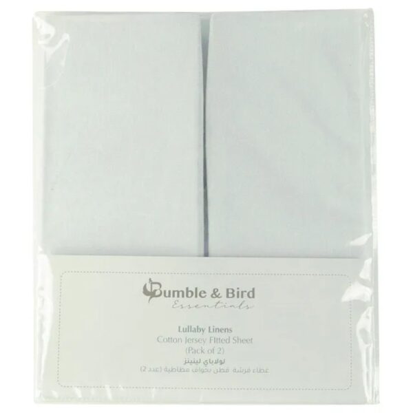 Bumble & Bird – Basic Cotton Jersey for Moses Basket – 2pcs