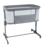 Bumble & Bird – Everyday Baby Bedside Bassinet – Grey