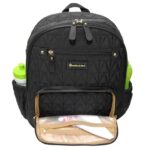 Bumble & Bird – Nylon Diaper Backpack Set – 4pcs – Black