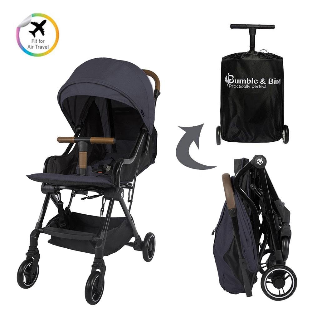 Bumble & Bird – Robin Travel Stroller – Dark Grey