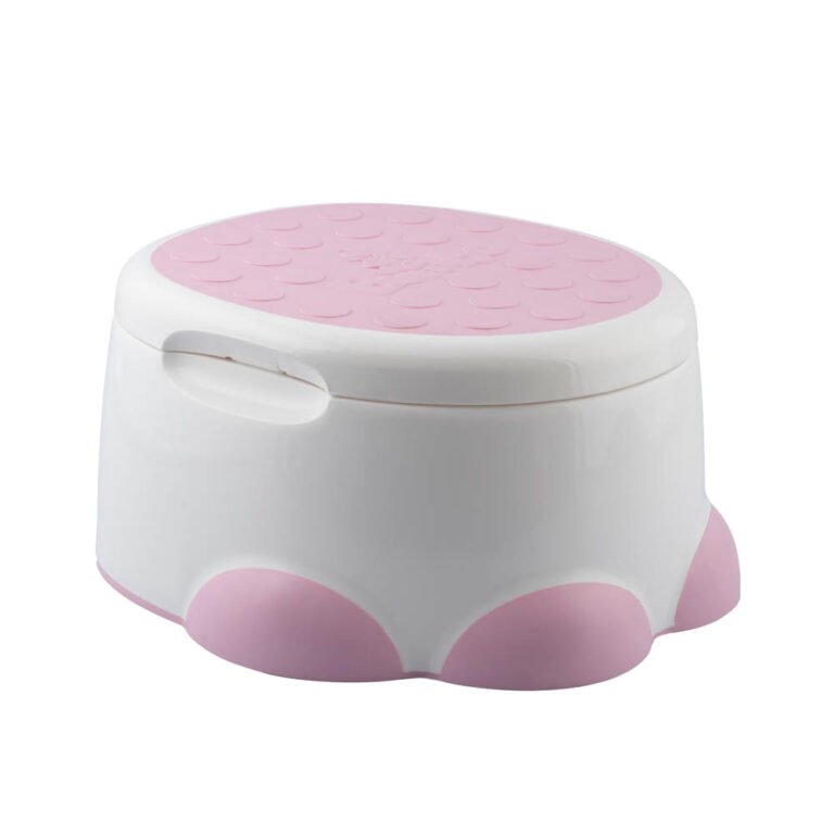 Bumbo - Baby Potty Trainer With Detachable Toilet Seat & Step Stool - Cradle Pink