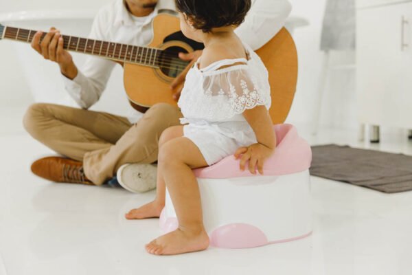 Bumbo – Baby Potty Trainer With Detachable Toilet Seat & Step Stool – Cradle Pink