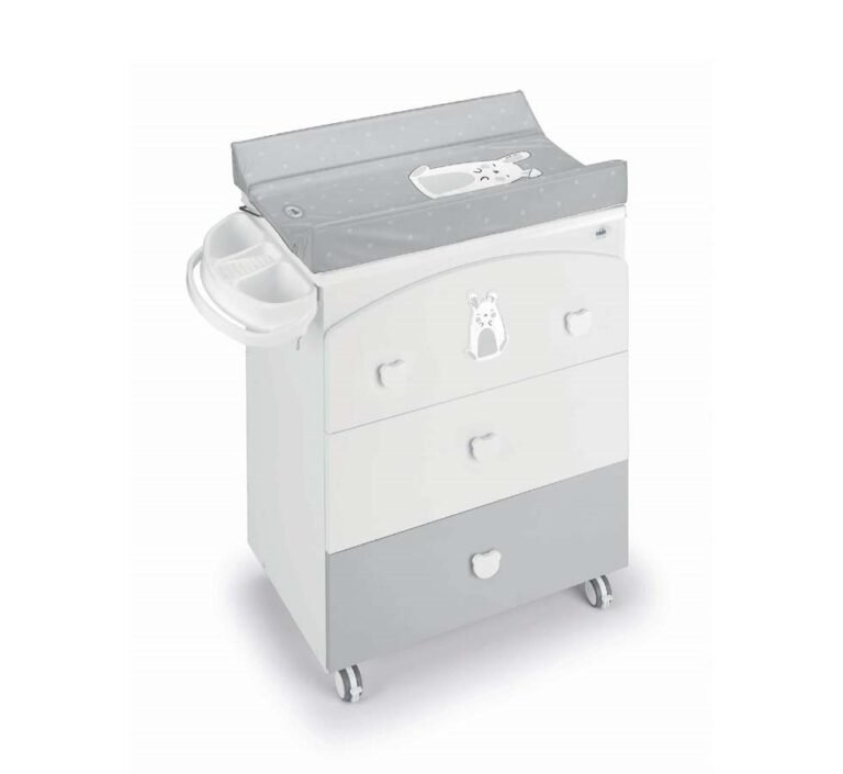 Cam - Cassettiera Arco Bianca C/Cassetto G-C265 | Baby Bath, Changing Station & Chest of Drawers (3-in-1)