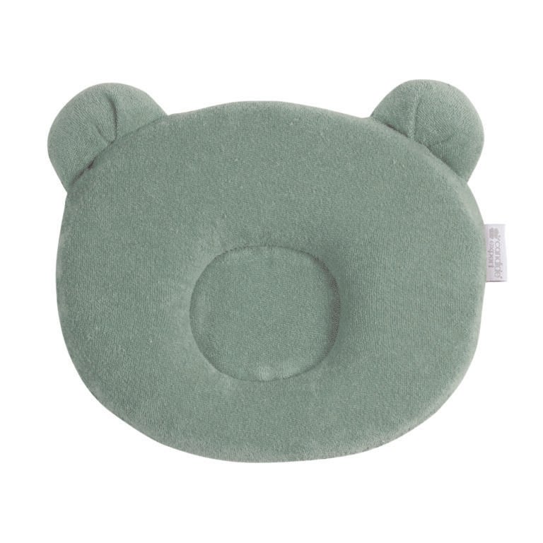Candide - P'tit Panda Memory Foam Baby Pillow - Khaki