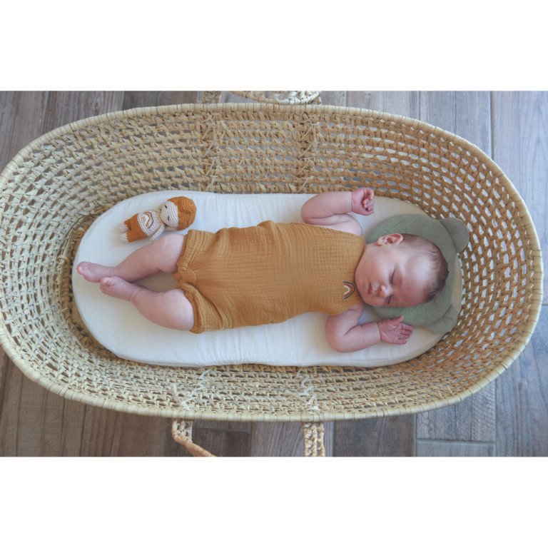 Candide - P'tit Panda Memory Foam Baby Pillow - Khaki