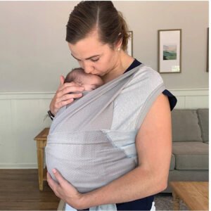 Chicco - Boppy Comfyhug Hybrid Newborn Baby Carrier - Frost