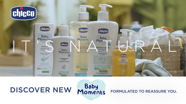 Chicco Baby Moments Eau De Cologne Refreshing and Delicate for Baby Skin 0m+ 100ml
