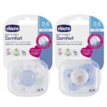Chicco – Soother Physio Comfort Silicone 0-6m Blue – 1 Pc