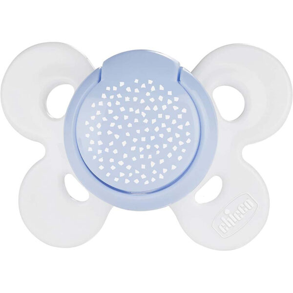 Chicco – Soother Physio Comfort Silicone 0-6m Blue – 1 Pc