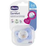 Chicco – Soother Physio Comfort Silicone 0-6m Blue – 1 Pc