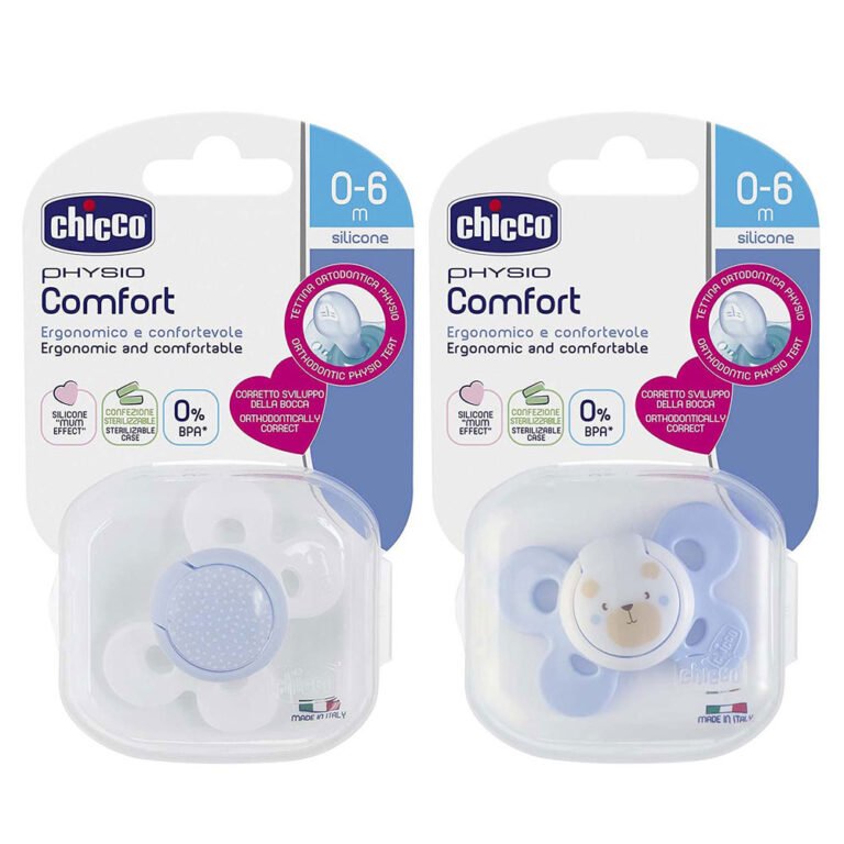Chicco - Soother Physio Comfort Silicone 0-6m Blue - 1 Pc