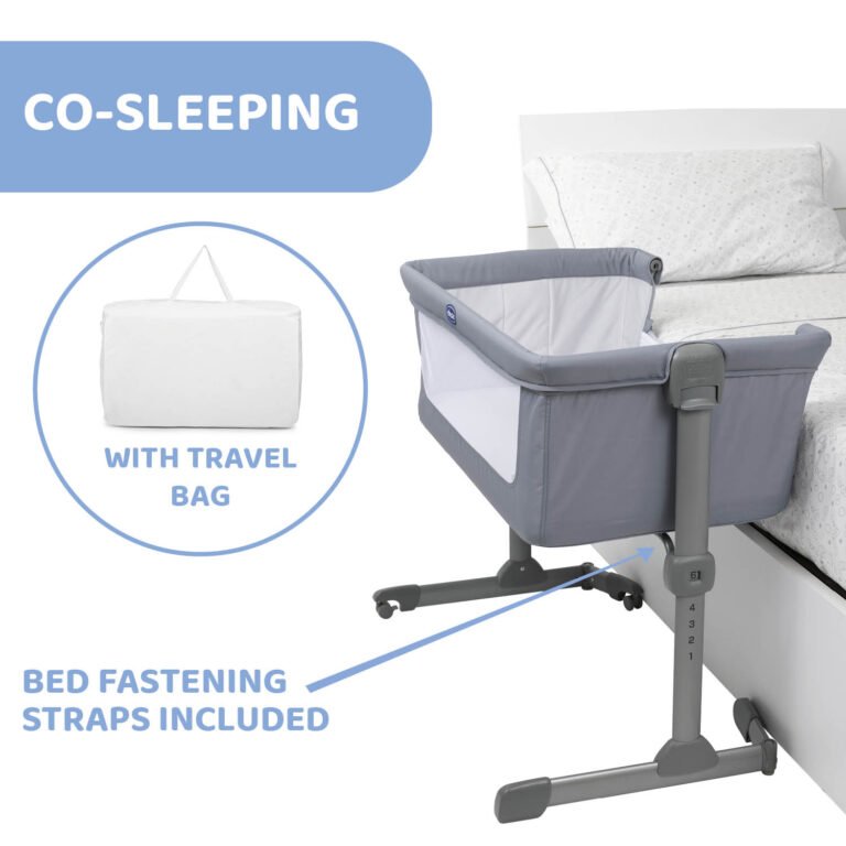 Chicco - Next2Me Essential Co-sleeping Crib 0-6m - Stone Re_Lux