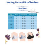 Chicco – Cotton Stretch Maternity Bra – Black – 4C