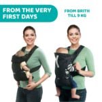 Chicco EasyFit Baby Carrier 0-9kg, Moon Grey