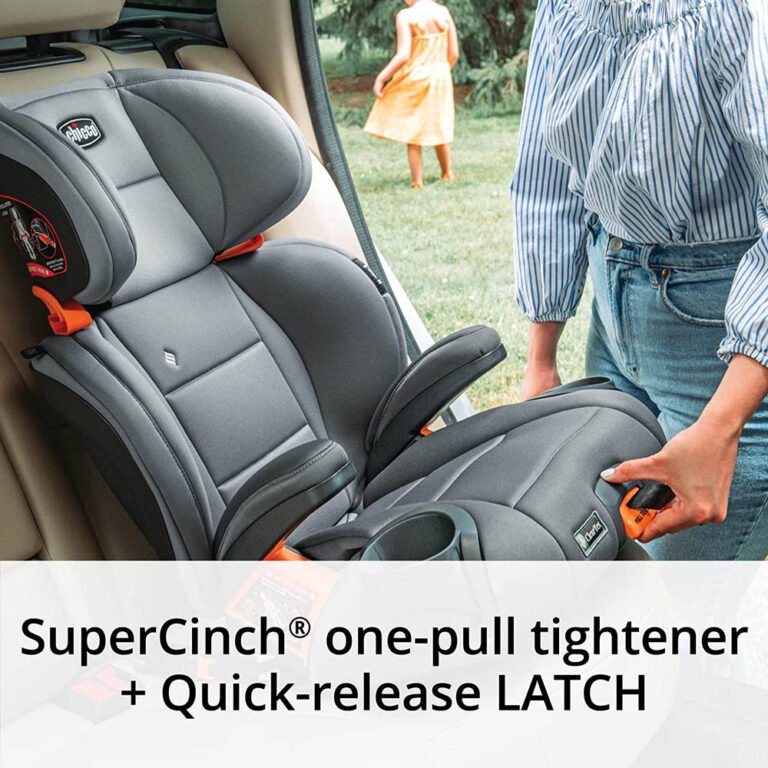 Chicco - KidFit ClearTex Plus 2-in-1 Belt-Positioning Booster Car Seat - Obsidian