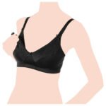 Chicco – Microfibre Nursing Bra – Black – 6C