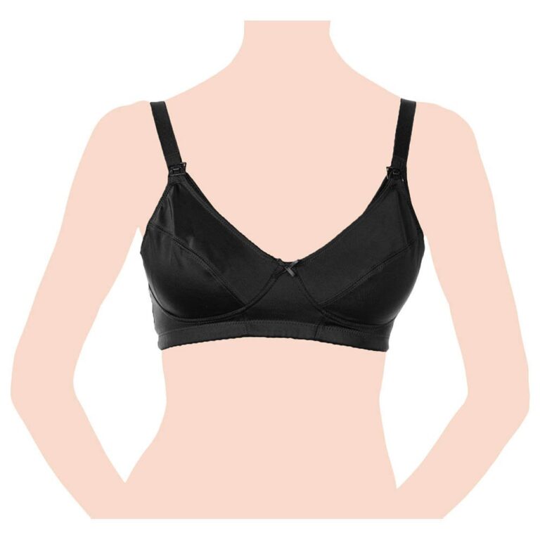Chicco - Microfibre Nursing Bra - Black - 4D