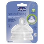 Chicco – NaturalFeeling Teat 4m+ Adjustable Flow – 2 pieces