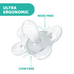Chicco PhysioForma Comfort Silicone Soother 2-6m 1Pc, Pink