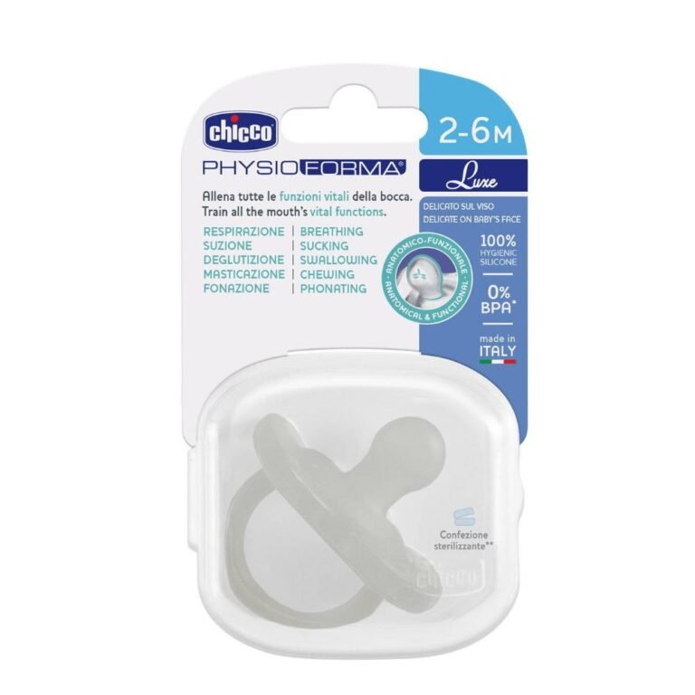 Chicco - PhysioForma Luxe Soft Silicone Soother 2-6m 1pc - Gray