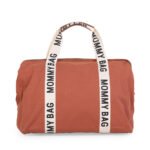Childhome – Mommy Bag Signature Canvas – Terracotta