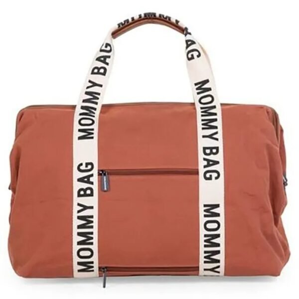 Childhome – Mommy Bag Signature Canvas – Terracotta