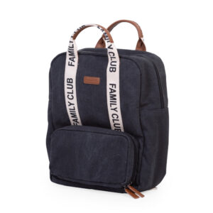 Childhome – Signature Canvas Family Club Backpack – Black