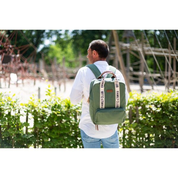 Childhome – Signature Canvas Family Club Backpack – Green