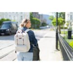 Childhome – Signature Canvas Family Club Backpack – Off White