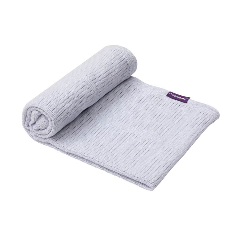 Clevamama - Cellular Blanket 80 x 100 cm - Blue