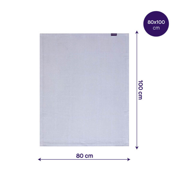 Clevamama – Cellular Blanket 80 x 100 cm – Blue