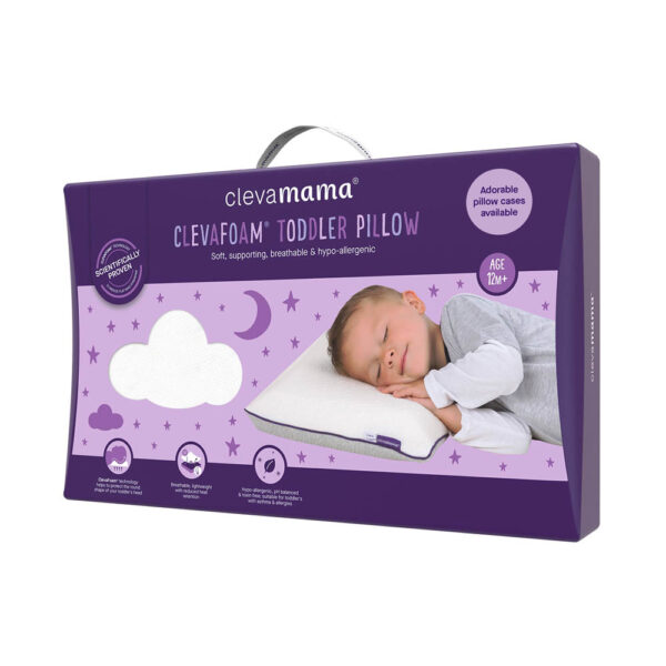 CLEVAMAMA ClevaFoam Toddler Pillow