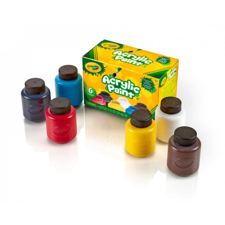 Crayola - 6 Ct. Acrylic 2-Oz. Paint Set