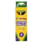 Crayola – 8 Colored Pencils Long